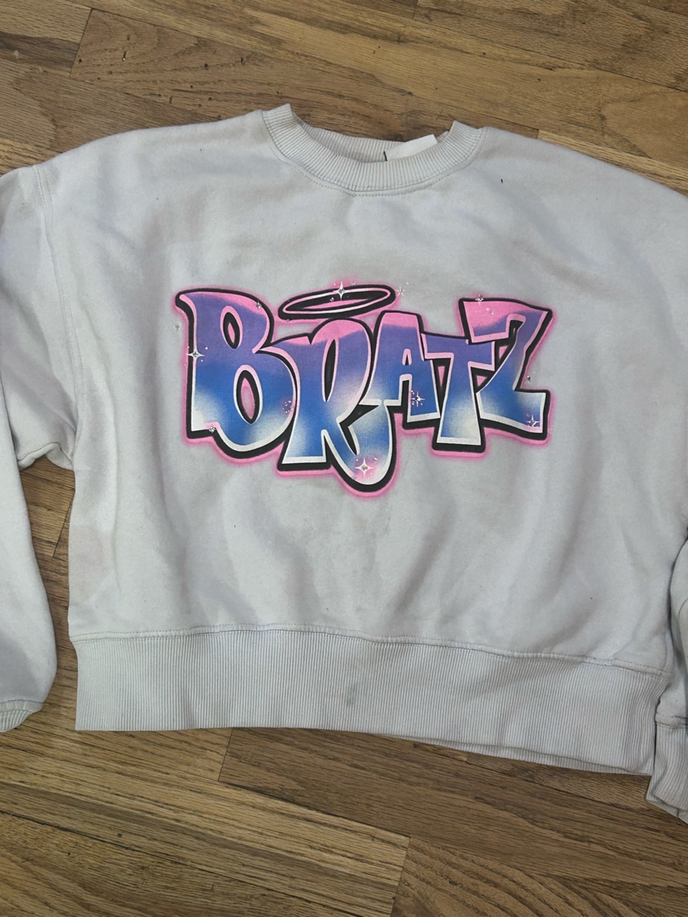 Zara Pink & Blue BRATZ Graffiti Sweatshirt